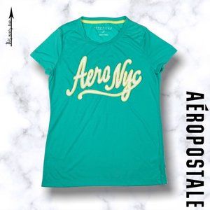 AEROPOSTALE Classic Women's Logo Tee in Mint Green